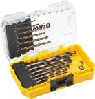 DeWALT 19-Piece Twist Set for Multi-Material, 10 mm Max, 1 mm Min, HSS-G Bits