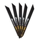 DeWALT Reciprocating Saw Blade 5-Piece 305 mm Bi-Metal 47 mm, 14 Teeth Per Inch