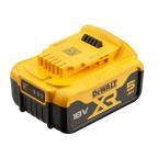 DeWALT DCB184-XJ 5 Ah 18V Power Tool Battery, For Use With 18V XR Li-Ion DEWALT Tools
