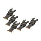 DeWALT 5-Piece Oscillating Saw Blade Multitool Blade for use with Oscillating Multi-Tool