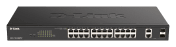 D-Link 26-Port Gigabit Smart Managed Max PoE Switch Smart 26 Port Gigabit Switch Power Over Ethernet