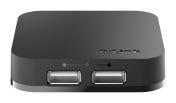 D-Link 4 Port USB 2.0 USB 2.0 Hub, External Power Adapter Powered