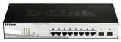 D-Link 10-Port Gigabit Smart Managed PoE Switch Smart 10 Port Smart Switch Power Over Ethernet