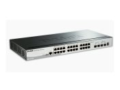 D-Link 28-Port Layer 3 Stackable Smart Managed Switch with 10G Uplinks Layer 3 Stackable Smart Managed Switches 28 Port