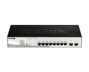 D-Link 10-Port Gigabit Smart Managed PoE Switch Smart 10 Port Ethernet Switch Power Over Ethernet