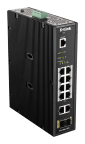 D-Link 12-Port Industrial Gigabit Smart Managed PoE Switch Smart 12 Port Ethernet Switch Power Over Ethernet