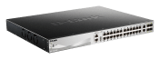 D-Link 30-Port Layer 3 Stackable Multi-Gigabit Managed PoE Switch with 25G Uplinks Managed 30 Port Managed Switch Power