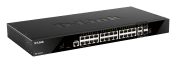D-Link 28-Port Layer 3 Stackable Smart Managed Switch with 10G Uplinks Smart 28 Port Managed Switch