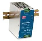D-Link NDR-240 Switched Mode DIN Rail Power Supply 264V ac AC/DC Input 48V dc, 5 A Output 240 W