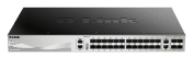 D-Link 30-Port Layer 3 Stackable Managed SFP Switch with 10G Uplinks Managed 30 Port Network Switch