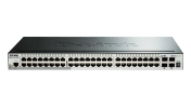 D-Link 52-Port Gigabit Stackable Smart Managed Switch with 10G Uplinks Smart 52 Port Smart Switch