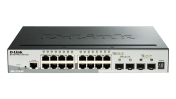 D-Link 20-Port Gigabit Stackable Smart Managed Switch with 10G Uplinks Smart 20 Port Smart Switch