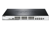 D-Link 28-Port Gigabit Stackable Smart Managed Max PoE Switch with 10G Uplinks Smart 28 Port Smart Switch Power Over