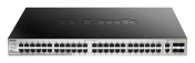 D-Link 54-Port Layer 3 Stackable Managed Switch with 10G Uplinks Managed 54 Port Network Switch