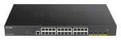 D-Link 28-Port Gigabit Smart Managed Max PoE Switch with 10G Uplinks Smart 28 Port Smart Switch Power Over Ethernet