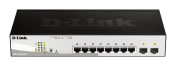 D-Link 10-Port Gigabit Smart Managed PoE Switch Smart 10 Port Smart Switch Power Over Ethernet