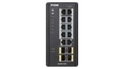 D-Link 14-Port Industrial Gigabit Managed PoE Switch Managed 14 Port Managed Switch Power Over Ethernet