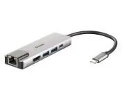 D-Link 2 Port USB 3.0 USB Hub, USB Powered, 11 mm 31 mm 103mm