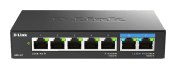 D-Link 7-Port Multi-Gigabit Unmanaged Switch Unmanaged 7 Port Network Switch