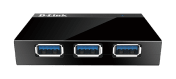 D-Link 4 Port USB 3.0 USB 3.0 Hub, External Power Adapter Powered