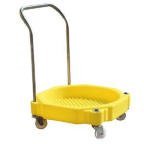 Ecospill Ltd Polyethylene Dolly, 300 kg Load, 725mm W x 725 mm L x 990 mm H