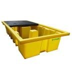 Ecospill Ltd Spill Control Equipment Double IBC Spill Pallet Polyethylene 1140 L for Chemical