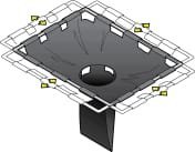 Ecospill Ltd Metal Drain Cover for Filtering 1.9 L