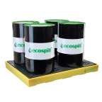 Ecospill Ltd Spill Control Equipment 4 Drum Bunded Workfloor Polyethylene 300 L for Chemical