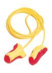 Honeywell Safety Laser Lite Series Pink, Yellow Disposable Ear Plugs, 35 dB Rated 100