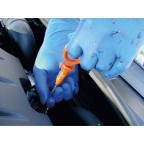 Honeywell Safety Dexpure Blue Latex Work Gloves, Size 10