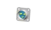 Jaeger Circular Connector, 3 Contacts, Panel Mount, Plug, Male, IP50, IP54, Rapid Series