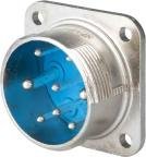 Jaeger Circular Connector, 4 Contacts, Panel Mount, Standard Connector, Female, IP50, IP54