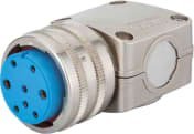 Jaeger Circular Connector, 4 Contacts, Cable, Standard Connector, Female, IP50, IP54