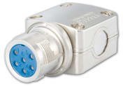 Jaeger Circular Connector, 4 Contacts, Cable, Standard Connector, Female, IP50, IP54