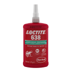 Loctite Green 638 High Strength, Retaining Compound Urethane Methacrylate Liquid Bottle 250 ml, 200 °C, -25 °C