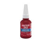 Loctite 242 Blue Threadlocking Adhesive, 10 ml, 5 min Set Time, 12 h Cure Time