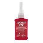Loctite 272 Red Orange Threadlocking Adhesive, 50 ml