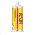 Loctite HYSOL 3421 Transparent Yellow 50 ml Epoxy Adhesive Dual Cartridge for Plastic, Wood, Metal, Ceramic