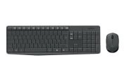 Logitech Wireless Standard Keyboard & Mouse Set, QWERTY (US), Grey