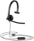 Logitech H570e Black Over The Head