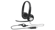 Logitech 981-000406 Black, Black Stereo USB, USB