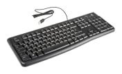 Logitech K120 Wired USB Standard Keyboard, QWERTZ (German), Black