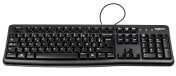 Logitech K120 Wired USB Standard Keyboard, AZERTY, Black