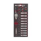 Milwaukee 28-Piece 1/2 in Standard Socket Set