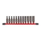Milwaukee 12-Piece 1/4 in Hexagon Impact Socket