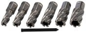 Milwaukee 6-Piece, 24 mm Max, 14 mm Min, HSS Bits