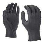 Milwaukee 4932493 Black Nitrile Disposable Gloves 220 μm, Size M