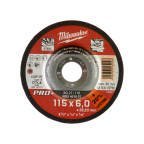 Milwaukee SG Aluminium Oxide, 115 mm x 6 mm Thick, Medium Grade 1 Per Pack