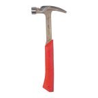 Milwaukee Stainless Steel Head Claw Hammer with Rubber Handle, 570 g