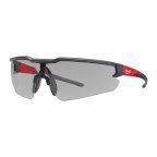 Milwaukee Safety Glasses, Heat Resistant, Grey, Black Polycarbonate Lens, Acetate